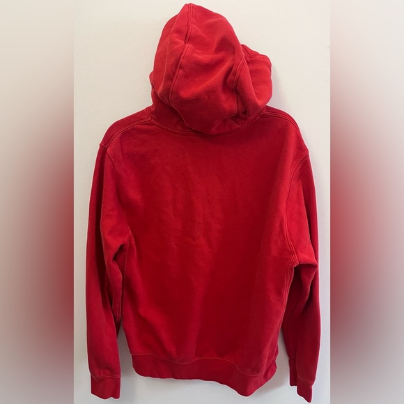 Nike Sportswear Club Fleece Men's Bold Red Hoodie - Picture 3 of 6